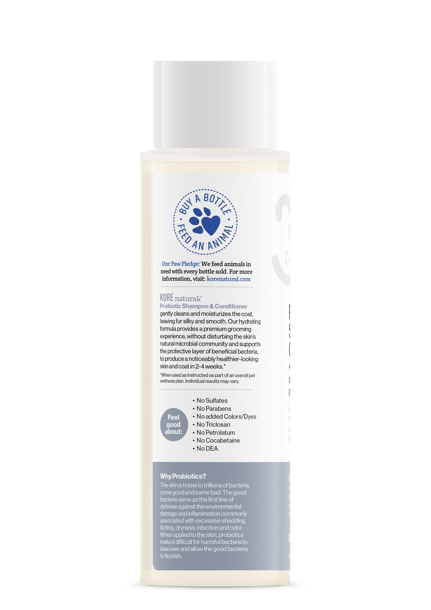 Probiotic Unscented Shampoo & Conditioner