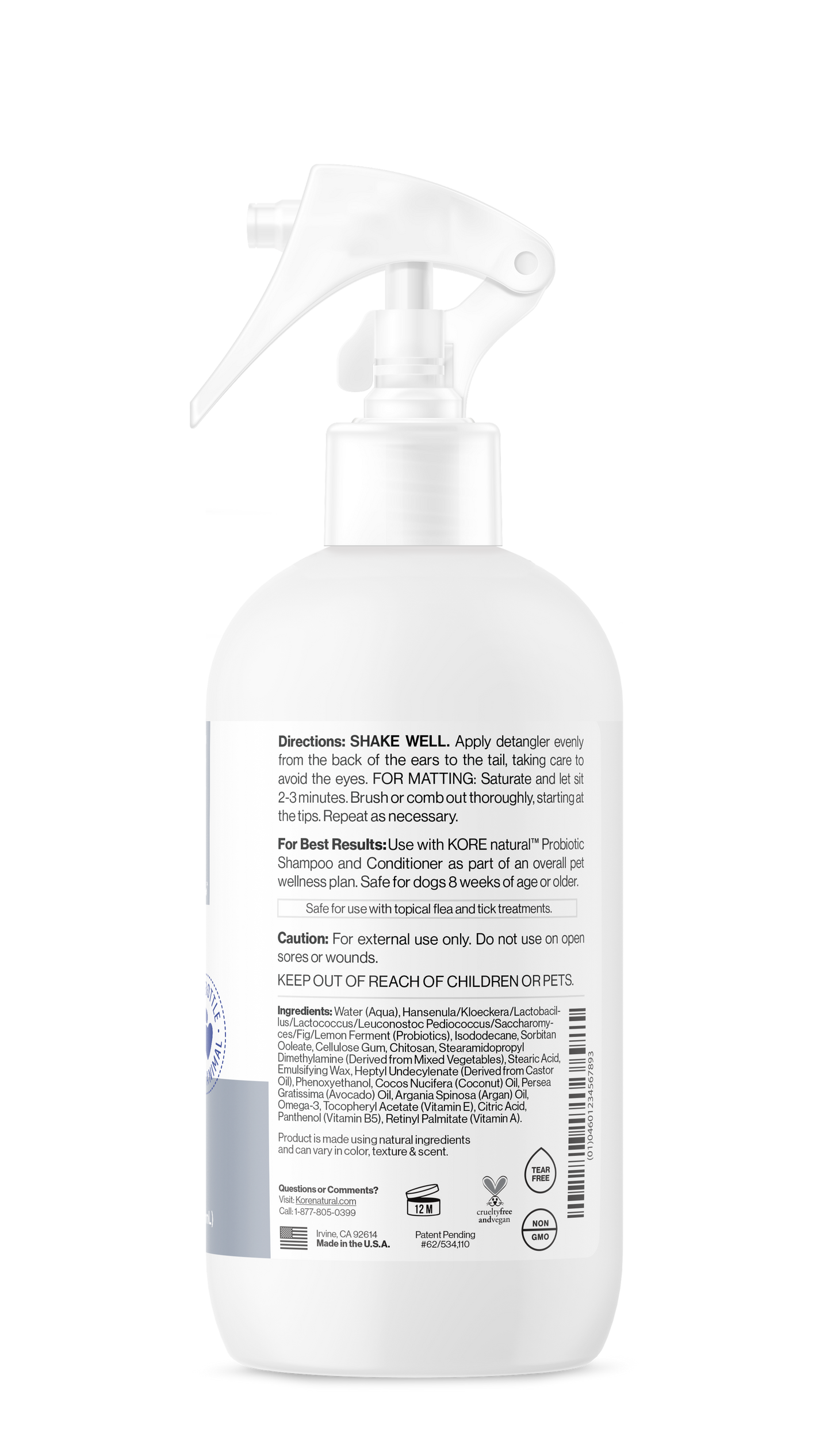 Probiotic Unscented Detangler