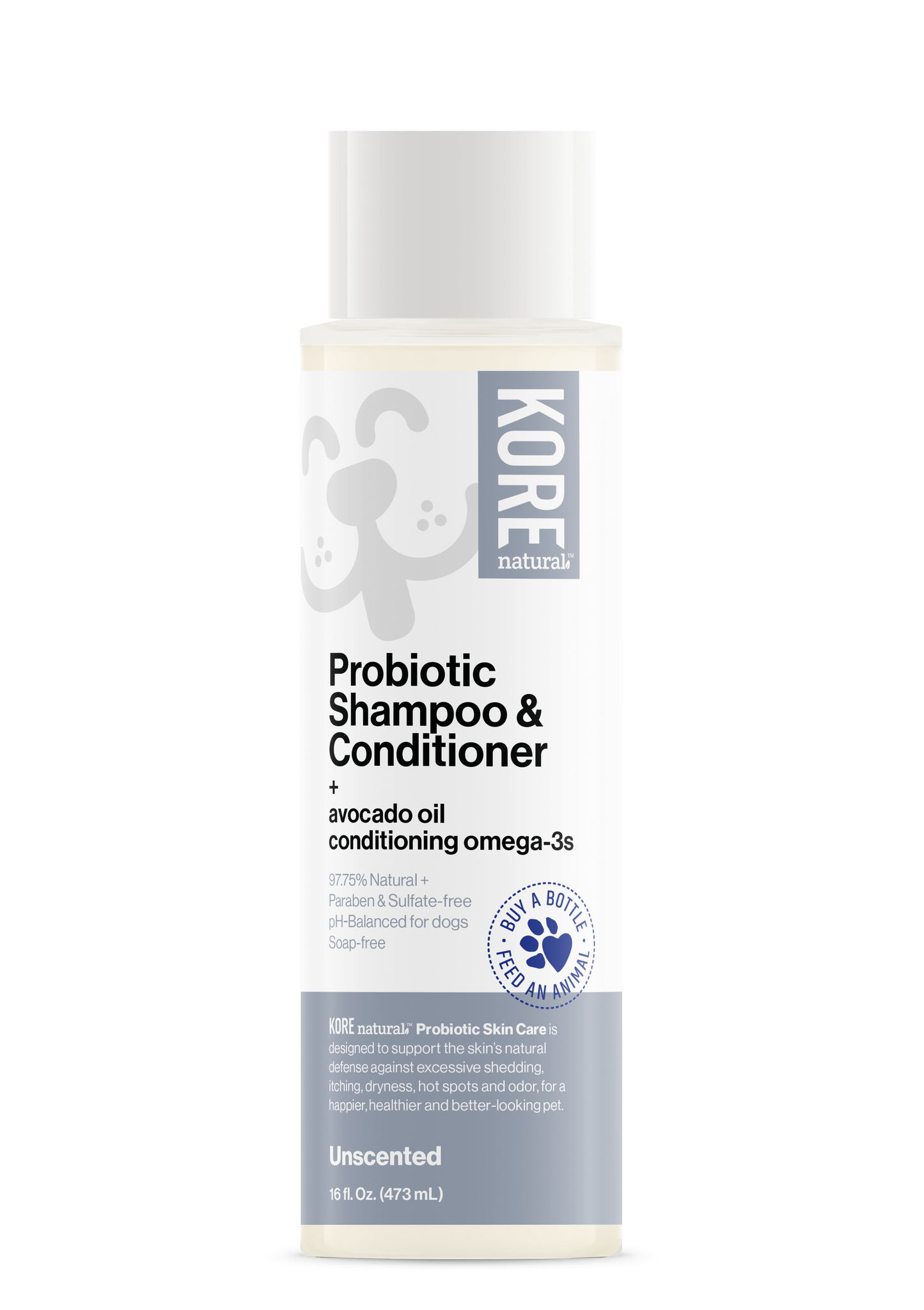 Probiotic Unscented Shampoo & Conditioner